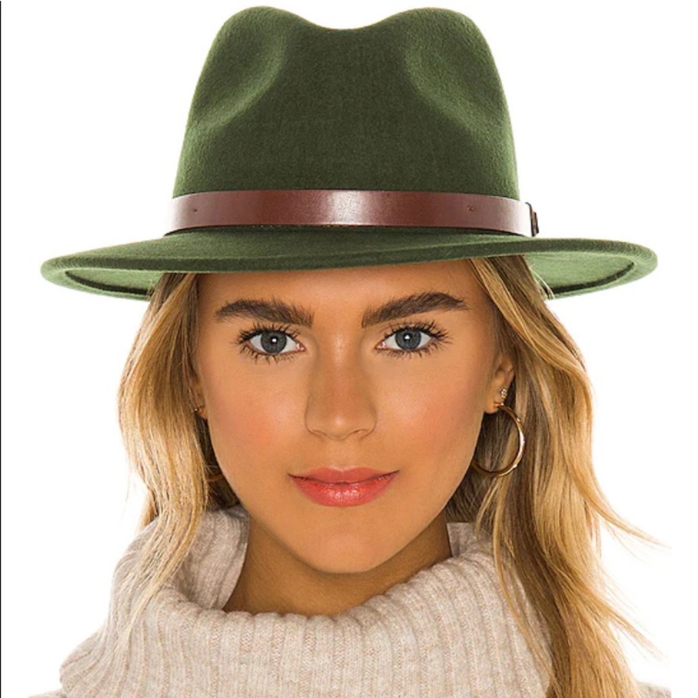 NWT Braxton Messer Green Felt Hat - Sm